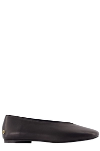 Anine Bing Logo Trim Flat Shoes