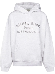 Anine Bing Logo-Printed Hoodie