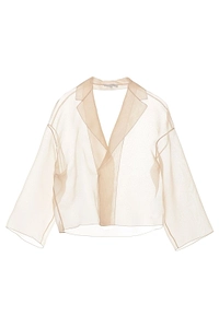Antonelli Firenze Emma Sheer Silk Blazer