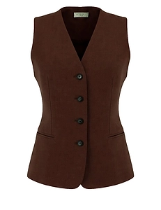 Antonelli Firenze Fitted V-Neck Waistcoat Top