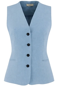 Antonelli Firenze Fitted V-Neck Waistcoat