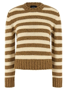 A.P.C. Striped Knitted Jumper