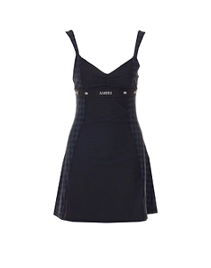 Amiri V-Neck Sleeveless Dress