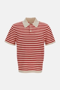 A.P.C. Striped Short-Sleeved Polo Shirt
