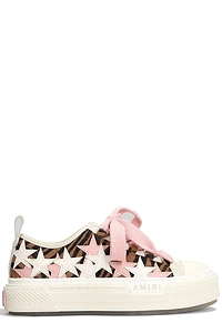 Amiri Zebra Stars Court Low Top Sneakers