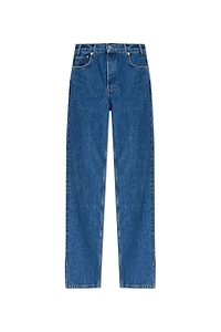 Anine Bing Roy High-Waist Straight Leg Jeans