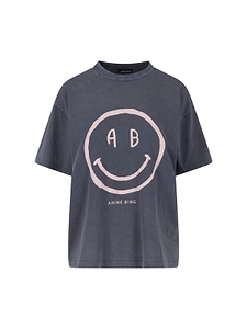 Anine Bing Smiley Print T-Shirt