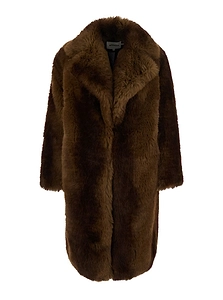 Apparis Steffi Notched-Collar Fur Coat