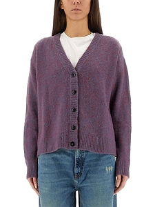 Amish Melange Cropped Cardigan