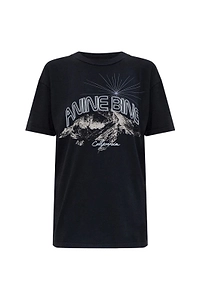 Anine Bing The Walker Crewneck Short-Sleeved T-Shirt