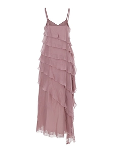 Antonelli Marilyn Tiered Chiffon Dress