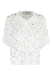 Antonelli Oleandro Open-Knit Knitted Top