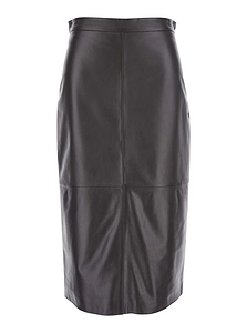 Antonelli Rear Slit Midi Skirt
