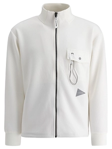 And Wander Airly Zip-Up Sweater