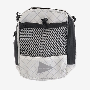 And Wander Check Mesh Crossbody Shoulder Bag