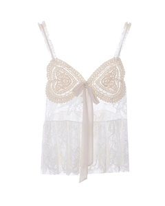 Aniye By Noa Lace Bow Detail Top