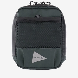 And Wander Check Mesh Crossbody Shoulder Bag