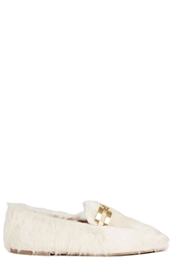Aquazzura Furry Brandi Mocassins