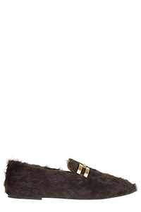 Aquazzura Furry Brandi Mocassins