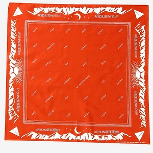 And Wander Graphic Print Scarf