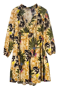 Anjuna Clarad Floral V-Neck Dress