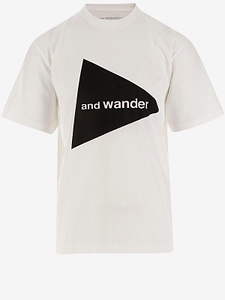 And Wander Logo Print T-Shirt