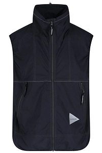 And Wander Logo Printed Cargo Vest