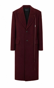 Ann Demeulemeester Aldina Strap-Detailed Long Coat