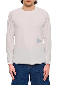 And Wander Logo Printed Long-Sleeved T-Shirt