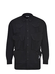 And Wander Logo Printed Long-Sleeved Shirt