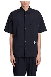 And Wander Logo Printed Short Sleeved Shirt