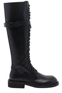 Ann Demeulemeester Danny Lace-Up Tall Boots
