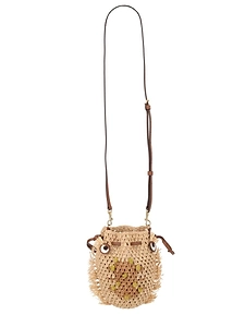 Anya Hindmarch Crochet Bucket Crossbody Bag