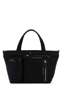 Anya Hindmarch E/W Multi-Pocket Mini Cross-Body Tote Bag