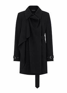 Ann Demeulemeester Reppa Asymmetric Trench Coat