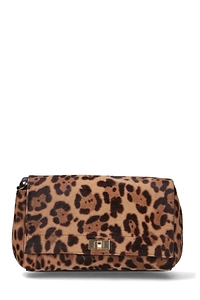 Anya Hindmarch Logo-Engraved Leopard Crossbody Bag