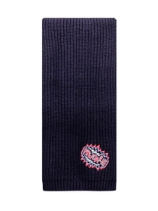 Anya Hindmarch Logo Patch Knitted Scarf