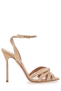 Aquazzura Soul Mate Embellished Heeled Sandals