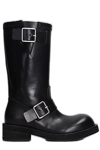 Ann Demeulemeester Sarith Engineer Buckles Biker Boots
