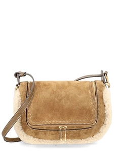 Anya Hindmarch Shearling Trim Crossbody Bag