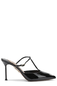 Aquazzura T-Strap Pointed Toe Pumps