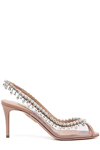 Aquazzura Temptation Embellished Slingback Pumps