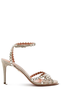 Aquazzura Tequila Ankle-Strap Sandals