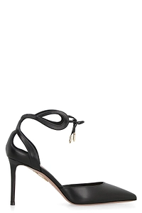 Aquazzura Tessa Cut-Out Pointed Toe Pumps