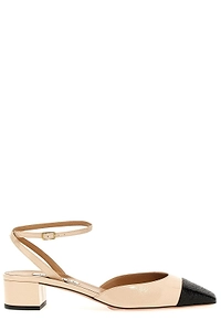 Aquazzura Two-Toned Square Toe Pumps