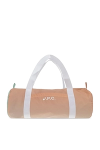 A.P.C. X Asics Logo Printed Colour-Block Duffel Bag