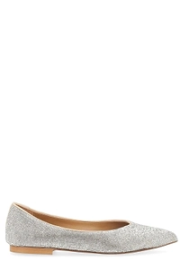 Anna F. Embellished Pointed Toe Ballerina Shoes