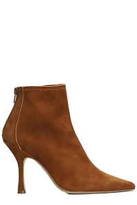 Anna F. High Heeled Zipped Ankle Boots