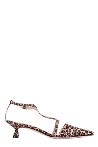 Anna F. Leopard-Printed Pointed-Toe Pumps