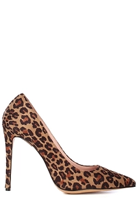Anna F. Leopard Printed Pointed-Toe Pumps